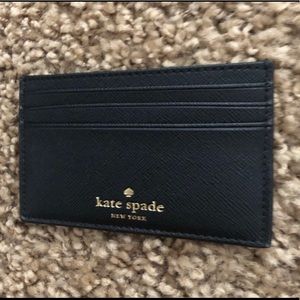 Kate Spade Graham Glitter Card Holder black